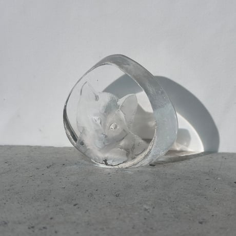 Glass Kitty Cat