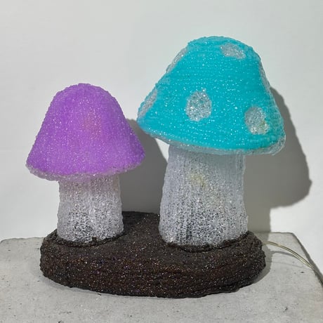 Twin Mushroom Lamp