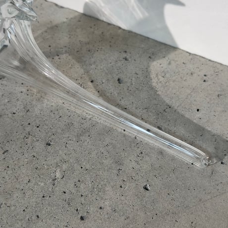 Glass Lily Vase