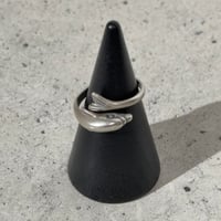 Spiral Dolphin Ring