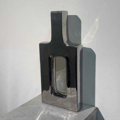 Silver Hole Vase