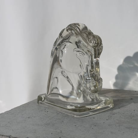 Glass Horse Stand