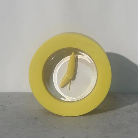 Yellow Circle Clock