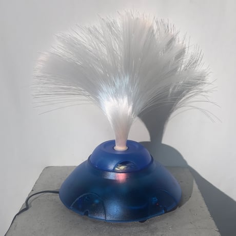 Ufo Blue Fiber Lamp