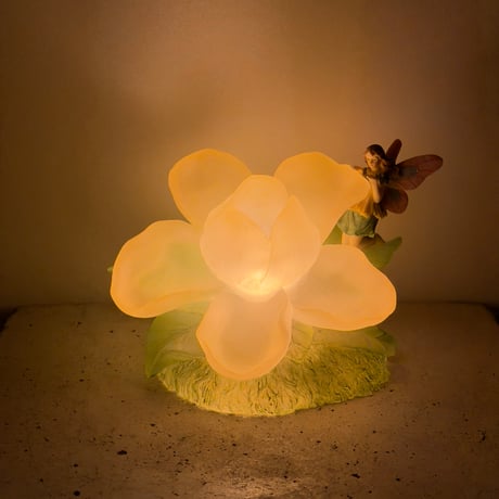 Fairy Pixie Elf Flower Lamp