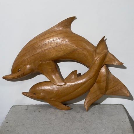 Wooden Wall Dolphin