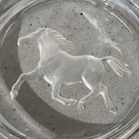 Horse Glass Plate
