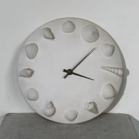 Plaster Shell Clock