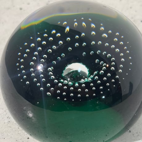 Green Ball Glass