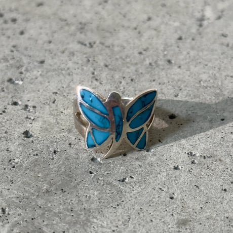 Turquoise Butterfly Ring