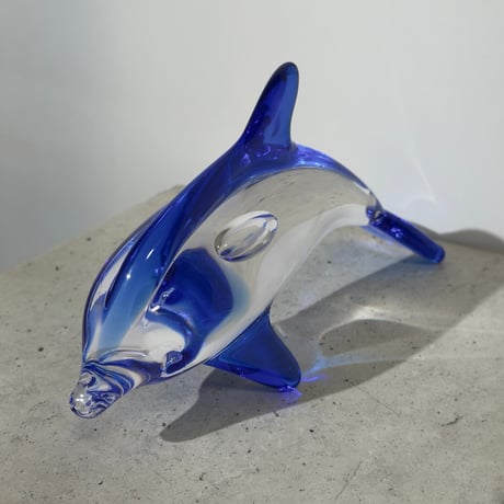 Glass Dolphin Sculpture