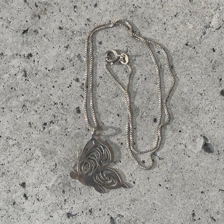 Silver Butterfly Necklace