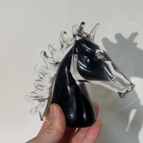 Glass Horse Head