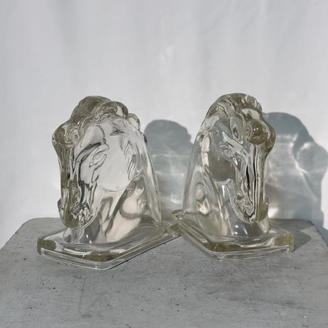 Glass Horse Stand