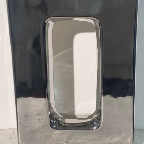 Silver Hole Vase