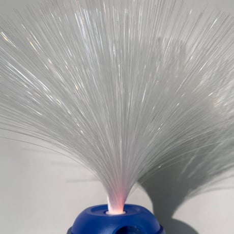 Ufo Blue Fiber Lamp