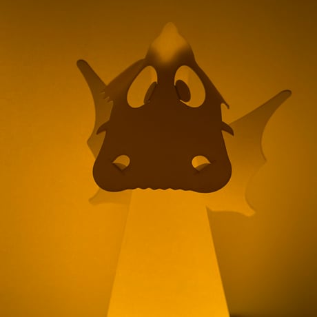 Yellow Dragon Lamp
