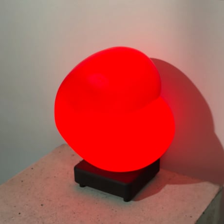 3D Glass Heart Lamp