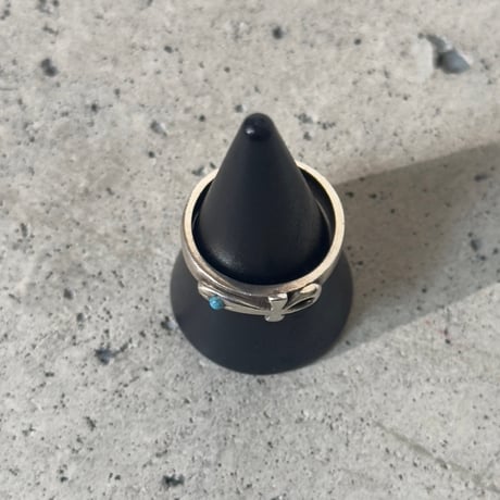 Turquoise Cross Ring