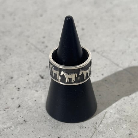 Silver Horse Ring