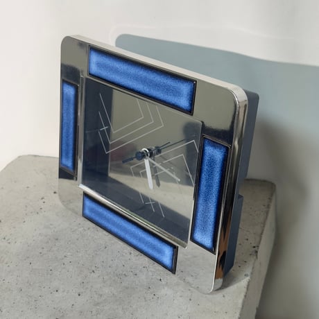 Silver Modern Clock
