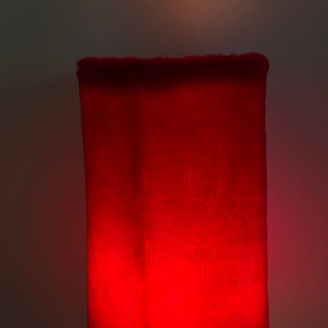 Red Fur Lamp