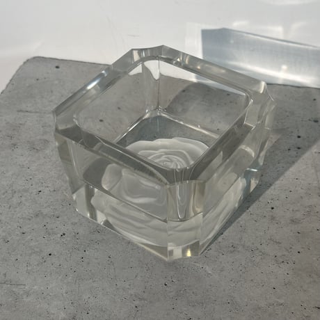 Rose Glass Tray