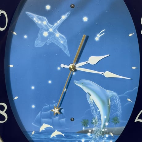 Dolphin Luminous Clock