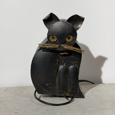 Tin Cat Lamp