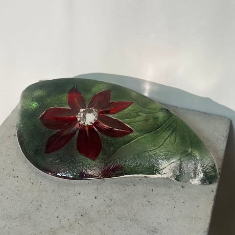 Flower Glass Candle Holder