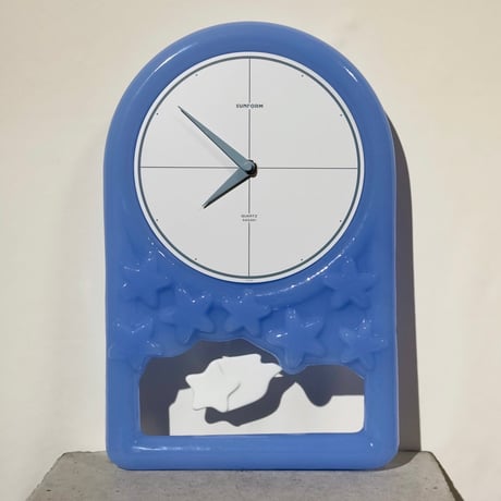 Shooting Star Glass Clock
