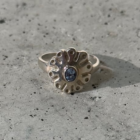Blue Flower Ring