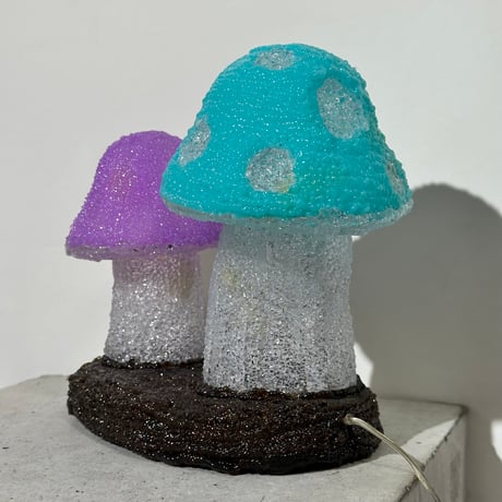 Twin Mushroom Lamp
