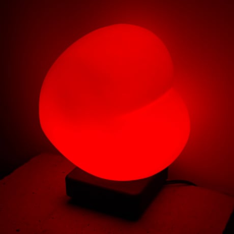 3D Glass Heart Lamp