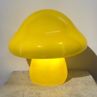 Yellow Mushroom Lamp