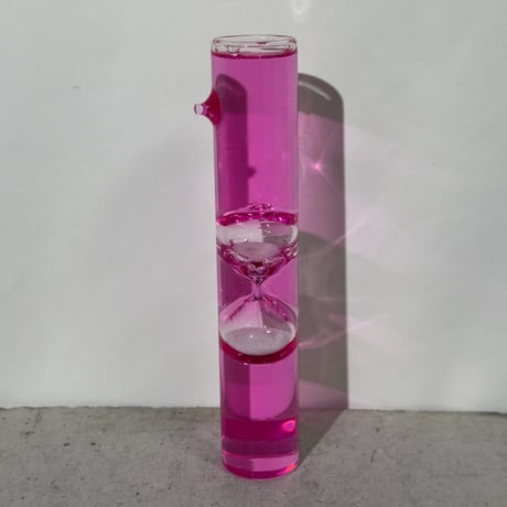 Pink Floating Hourglass