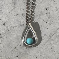 Turquoise Drop Necklace