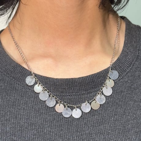 Silver Pearl Necklace