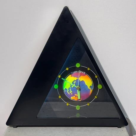 Triangle Neon Clock
