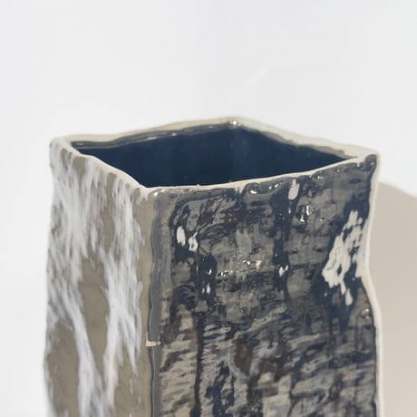 Silver Square Vase