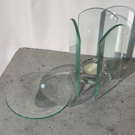 Glass Candle Holder