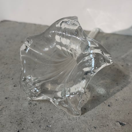 Glass Lily Vase