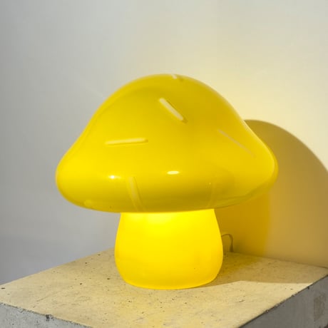 Yellow Mushroom Lamp
