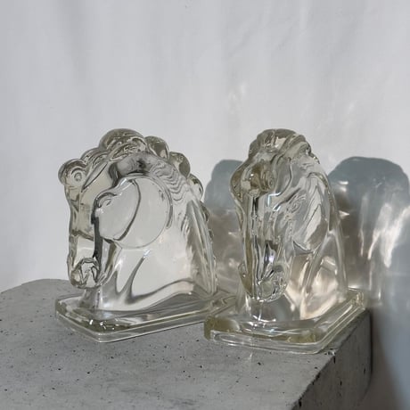 Glass Horse Stand