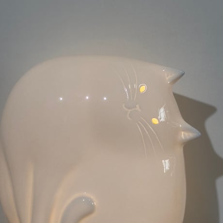 Ceramic Cat Lamp
