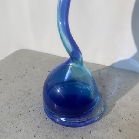 Blue Spiral Vase