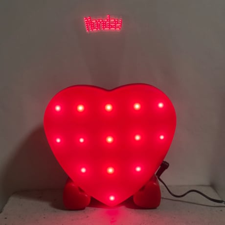 Heart Message Clock