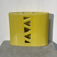 Yellow Net Pattern Vase
