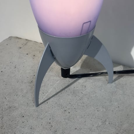 Blue Rocket Lamp