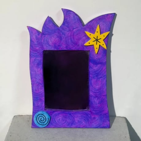 Pop Purple Wall Mirror